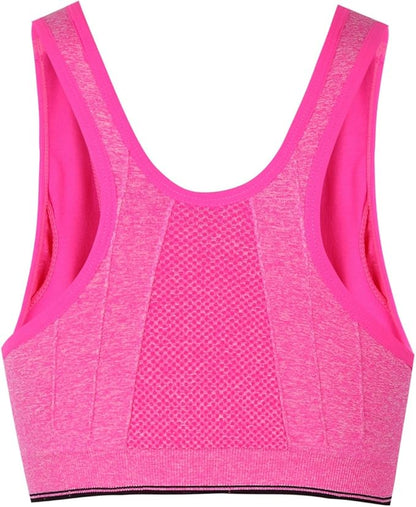 Women's Zipper Front Closure Sports Bra Racerback Yoga Bras