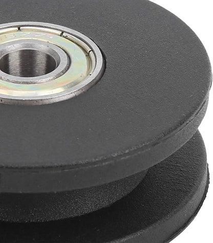 Fitness Bearing Pulley, 10pcs Gym Pulley 50mm 2in Strength Training Pulley Nylon Exercise Strength Training Accessory for Home Gym Attachments