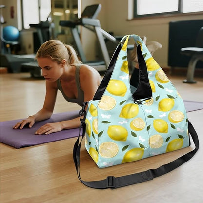Yoga Mat Bag for Women Men Large Carryall Tote with Adjustable Shoulder Strap for Gym Yoga Travel Pilates Office