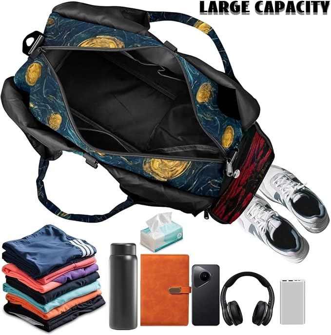 Yoga Mat Bag for Women Men Large Carryall Tote with Adjustable Shoulder Strap for Gym Yoga Travel Pilates Office