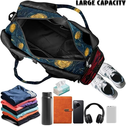 Yoga Mat Bag for Women Men Large Carryall Tote with Adjustable Shoulder Strap for Gym Yoga Travel Pilates Office
