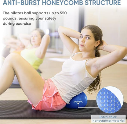 APEXUP Yoga Ball Exercise Ball Anti Slip Heavy Duty for Fitness, Balance & Core Workout