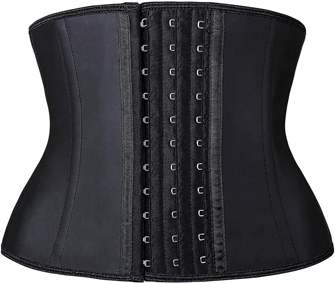 YIANNA Waist Trainer for Women Latex Underbust Waist Cincher Corset Sport Girdle Hourglass Body Shaper