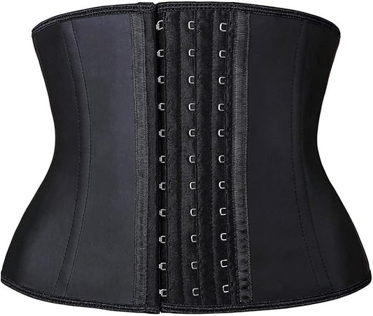 YIANNA Waist Trainer for Women Latex Underbust Waist Cincher Corset Sport Girdle Hourglass Body Shaper