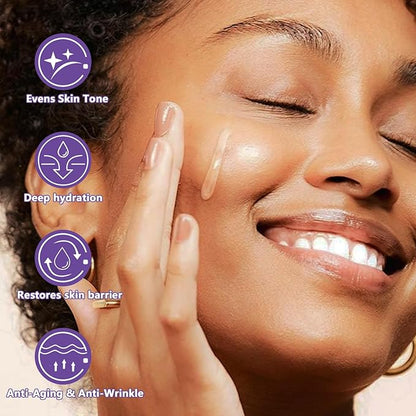 ABOTE 5% Niacinamide Serum for Face with 1% Ceramide Complex | 1% Snail Secretion Filtrate | 1% Hyaluronic Acid Deep Moisturizing Restore Skin Barrier & Skin Tone (3Pack-Each 0.507 fl.oz | 15ml)