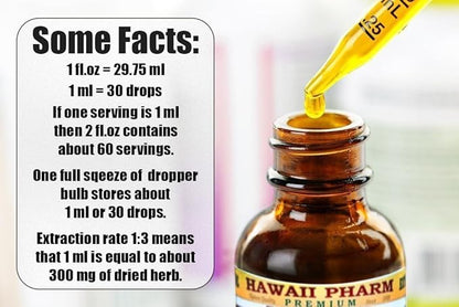Hawaii Pharm White Willow (Salix alba) Liquid Extract 2x4 fl.oz