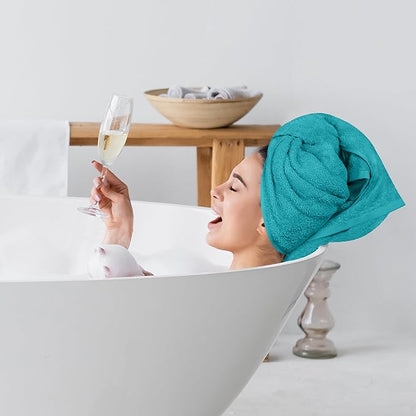 Utopia Towels 6 Pack Medium Bath Towel Set, 24 by 48 Inches, 500 GSM 100% Ring Spun Cotton, Lightweight and Highly Absorbent Quick Drying Premium Towels for Hotel, Spa and Bathroom, Turquoise