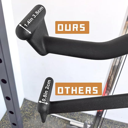 Lat Pull Down Bar T bar Row Attachment, V Bar Tricep Lat Pulldown Attachments, Back Strength Training Bar for Home Gym Exercise Cable Machine Attachments