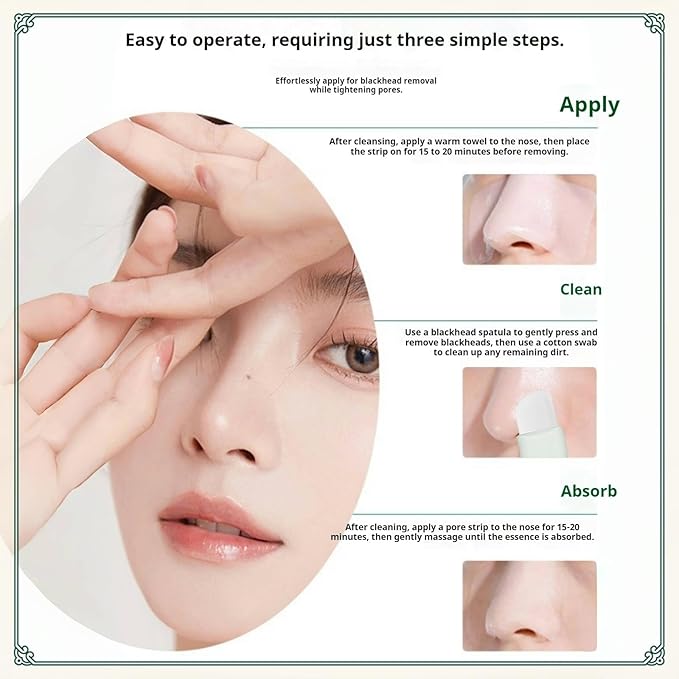 2 Pcs Blackhead Remover Tools Set for Face and Nose, Silicone Face Scraper for Deep Cleansing, Nose Blackhead Remover Skin Care Tools for All Skin Types (Green & Beige)