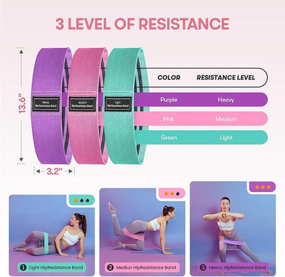 Pilates Ring Equipment Kit at Home, Resistance Bands and Exercise Ball for Women Workout Set, Pilates Rings 14 Inch Yoga Magic Circle Working Out, Pilates Equipment Essentials Kit Accessories