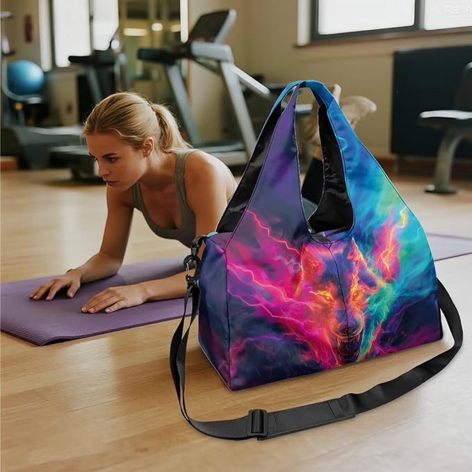 Yoga Mat Bag for Women Men Large Carryall Tote with Adjustable Shoulder Strap for Gym Yoga Travel Pilates Office