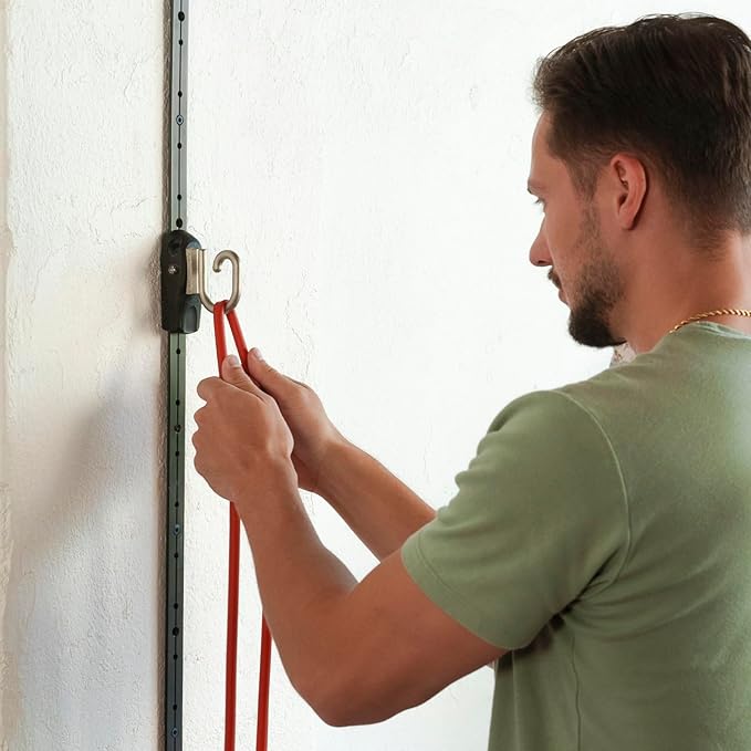 Rail Car for Space Saver Gym - Resistance Training Tool Wall Mount Anchor Home Office Gym Exercise Equipment Fitness (Space Saver Gym Mounting Brackets, Wood Screws, and Instructions Sold Separately)