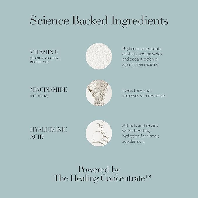 Omorovicza Daily Vitamin C Serum (1.0 oz), Skin Brightening Serum, Niacinamide & Hyaluronic Acid, Lightweight Oil-Free Antioxidant Vitamin C Skincare for Radiance, Elasticity & Hydration