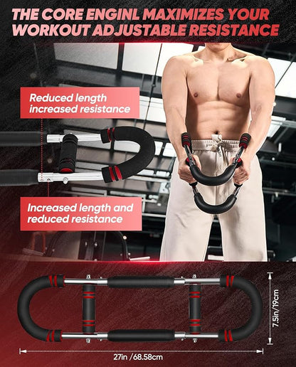 Twister Arm Trainer,PowerTwist Arm Trainer,Home Workout Equipment,Upper Body Strength Training Machine,Detachable Design,Fitness Anywhere