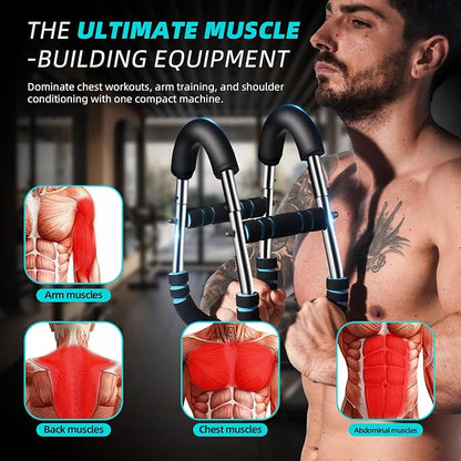 Professional Twister Arm Trainer, Adjustable 60-100lb Chest Workout Equipment for Men, Portable Detachable Design for Home Gym, Arm Chest and Shoulder Muscle Strength Exerciser Training