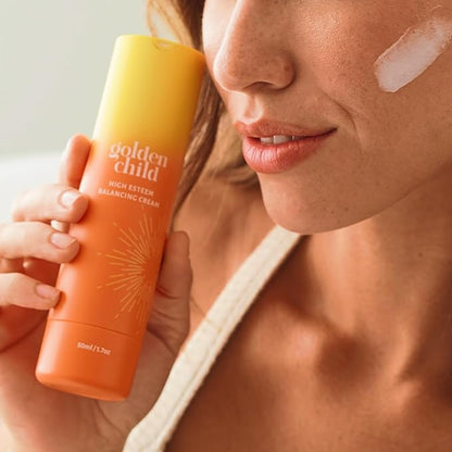 High Esteem Balancing Cream - Lightweight Hydrating Face Cream for Sensitive, Dry Skin. Soothes Redness, Strengthens Skin Barrier. 50ml/1.7 oz