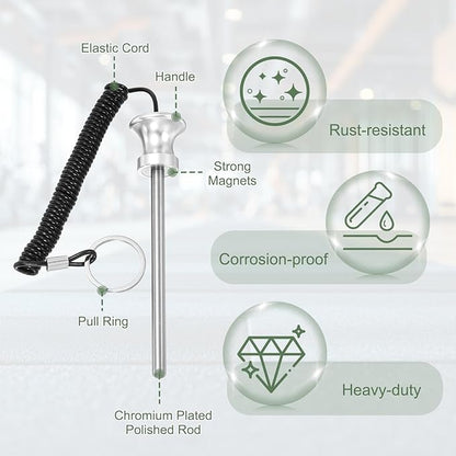 Weight Stack Pin, Weight Gym Pin Strength Training Equipment Replacement with Pull Rope for Commercial Home