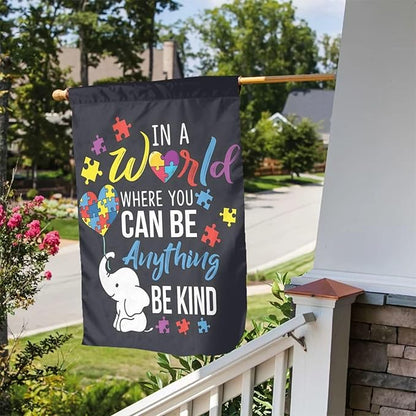 Autism Awareness Garden Flag 12 X 18 Inch Home Indoor & Outdoor Vertical Double-Sided Flags Yard House Farmhouse Sign For Home Garden Decoration