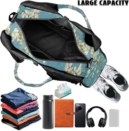 Yoga Mat Bag for Women Men Large Carryall Tote with Adjustable Shoulder Strap for Gym Yoga Travel Pilates Office