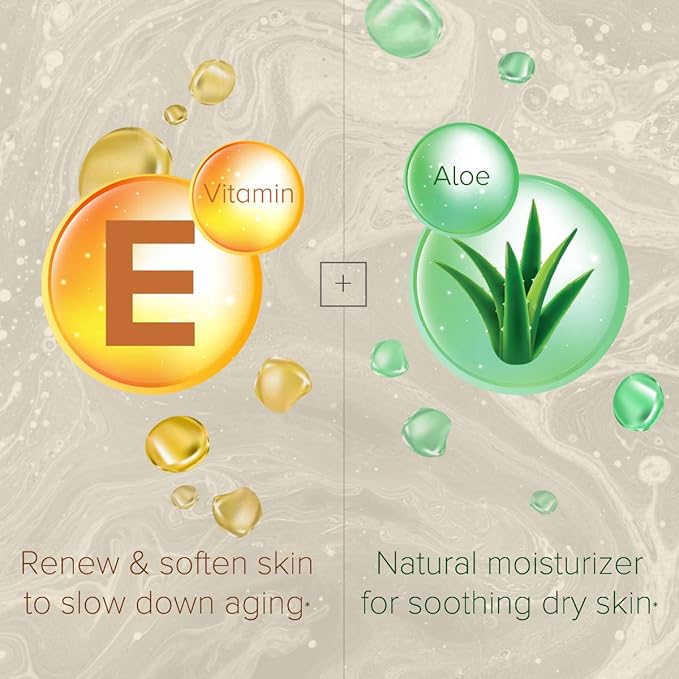 Sanar Naturals Healthy Skin Vitamin E Lotion with Aloe Vera Gel, 60 ct - Face Moisturizer Skin Care, Serum Capsules - Reduce Wrinkles, Dark Spots - Rapid Repair for Smooth Hydrated Skin