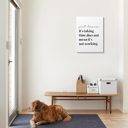 XWELLDAN Inspirational Motivational Office Framed Canvas Wall Art Decor, Wall Art for Office,11x14 Inches