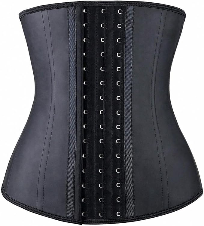 YIANNA Waist Trainer for Women Latex Underbust Waist Cincher Corset Sport Girdle Hourglass Body Shaper