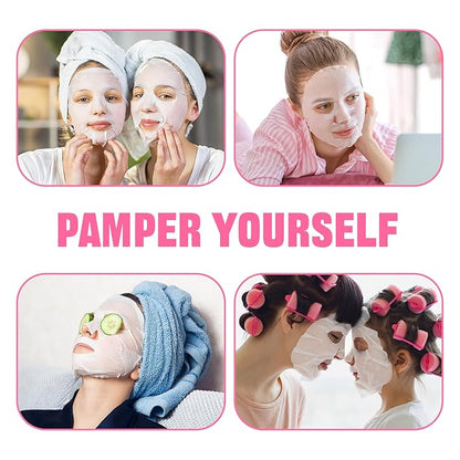 ZealSea Face Masks Skincare, Facial Masks for Women Skin Care, Sheet Masks Beauty with Natural Ingredients, Birthday Party Spa Gift for Kids Teens Girls, Hydrate and Soothe for All Skin Types 28 Pack