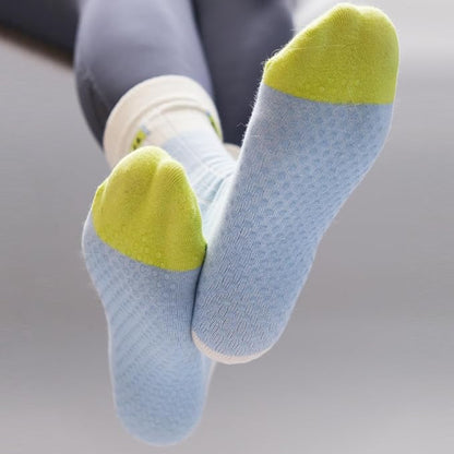 Grip Women Socks Pilates Yoga Socks Non Slip Barre Dance Hospital Running Cute Cotton Ankle Slipper Sock 3 Pairs