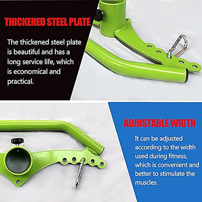 KORIKAHM Adjustable Lat Pull down Bar, Cable Machine Attachments for Gym, Home Gym Fitness T-bar Row Pulldown Attachments, Lat Pull Down Machine Wide Grip Neutral Grip Handle