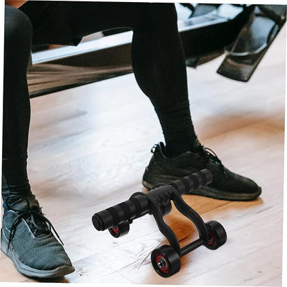 SUPVOX 1PC Abdominal Muscle Exercise Wheel for Home Gym Skid Handle Up to Weight Bearing for Upper Body Workouts Suitable for Beginners to Pros