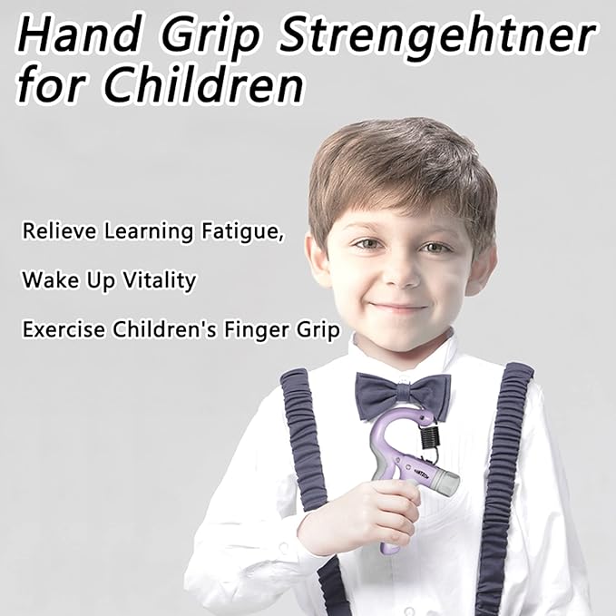 Hand Grip Strengthener for Kids and Youth, Adjustable Resistance Hand Gripper 11-45Lbs, Hand Grips for Strength Training, Stress Relief Grip