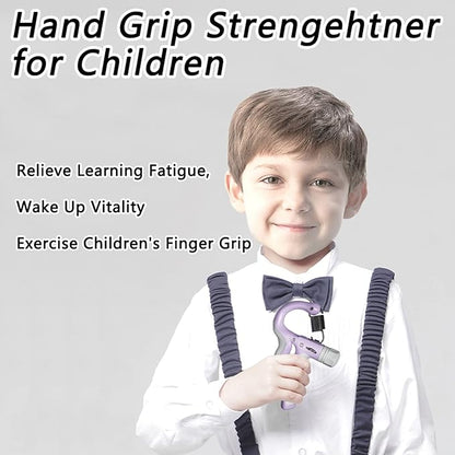 Hand Grip Strengthener for Kids and Youth, Adjustable Resistance Hand Gripper 11-45Lbs, Hand Grips for Strength Training, Stress Relief Grip