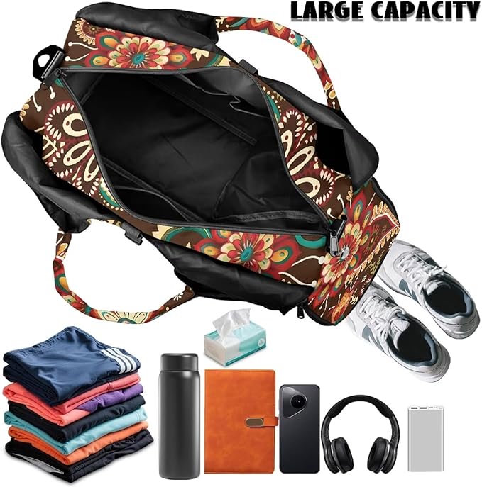 Yoga Mat Bag for Women Men Large Carryall Tote with Adjustable Shoulder Strap for Gym Yoga Travel Pilates Office