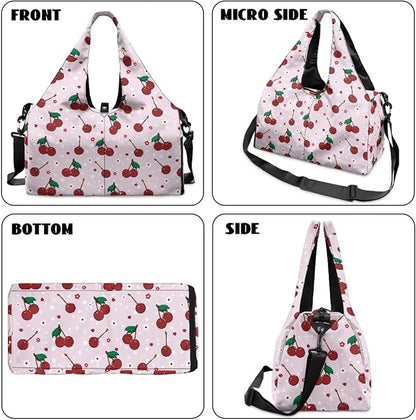 Yoga Mat Bag for Women Men Large Carryall Tote with Adjustable Shoulder Strap for Gym Yoga Travel Pilates Office