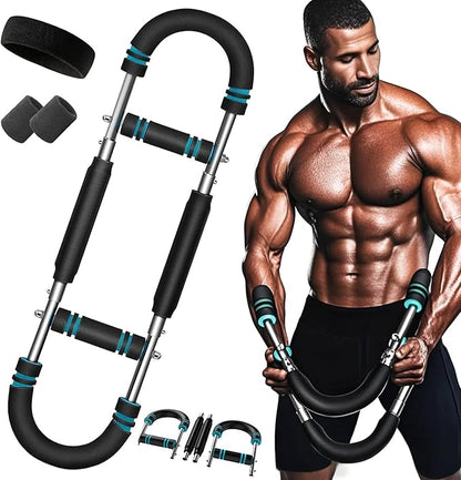 Twister Arm Trainer,Arm Trainer for Men,Arm Trainer Chest Workout,Aurelis Chest Workout,Chest and Arm Trainer,Arm and Chest Muscle Trainer,2-Level Adjustable Resistance