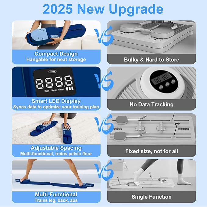 Portable Pilates Reformer Set for Women, Multi-Functional Pilates Exercise Board with Resistance Bands for Home Workouts, Core Strengthening, Toning, Abdominal Sculpting, Full-Body Fitness
