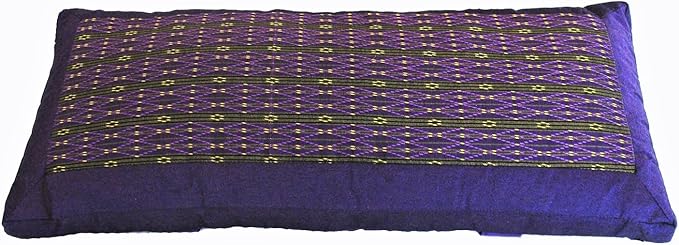 Meditation Bench Cushion Kneeling Seiza - Global Weave Purple