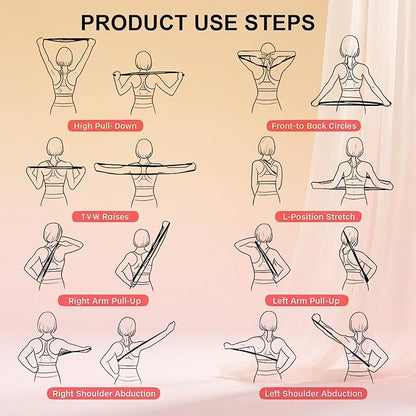 Figure 8 Resistance Band for Women Resistance Bands with Handles Portable 8 Shaped Exercise Band for Strength Training Yoga Pilates