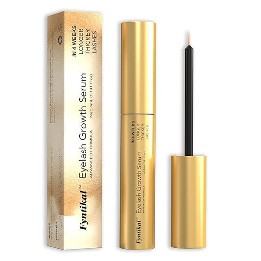 Lash Serum for Eyelash Growth | Eyelash Growth Serum | Biotin & Peptides Formula for Thicker Longer Fuller Lashes | Natural Lash Conditioner | Prostaglandin-Free | Safe for Extensions | 4mL