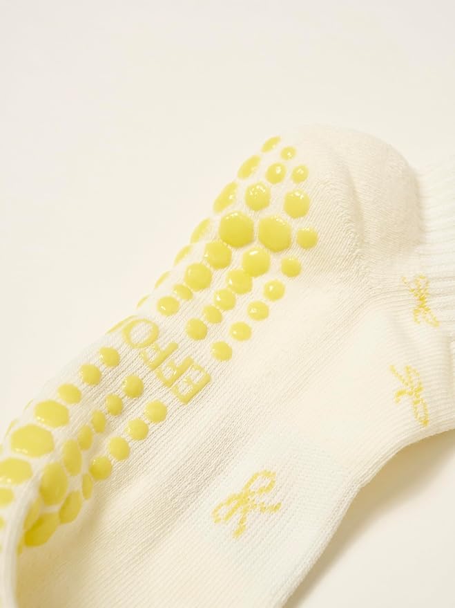Crew Half Calf Grip Socks, Cutest Fruits Pilates Socks, Ruffle socks, Non-Slip, Barre Yoga Fitness