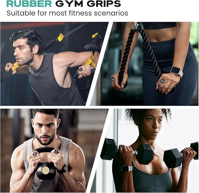 2 Pack Weight Lifting Gloves for Men Women Anti-Slip Workout Grips Gym Gloves Ergonomic Fingerless Gym Grip for Weightlifting,Dumbbell,Deadlifts Pull-Ups Crossfit Training, Sweat-Free Palm Protection