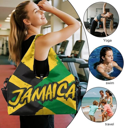 Yoga Mat Bag for Women Men Large Carryall Tote with Adjustable Shoulder Strap for Gym Yoga Travel Pilates Office