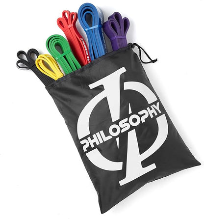 Philosophy Gym Pull Up Assist Band - Resistance Power Loop Exercise Band