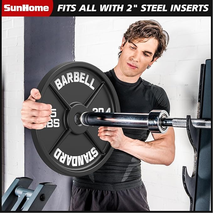 SunHome Multifunction Home Gym System Workout Station,Smith Machine with 138LB Weight Stack, Leg Press, LAT Station for Full Body Training