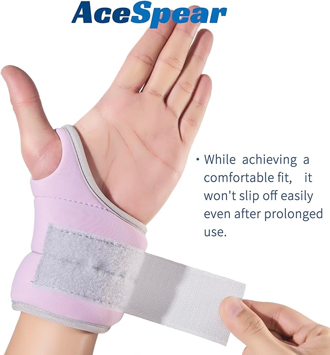 AceSpear Wrist Weights with Thumb Loops Lock for Men Women 1lb*2 2lbs*2 3lbs*2 Ankle Weights Weighted Gloves for Running Strength Training Walking Exercises