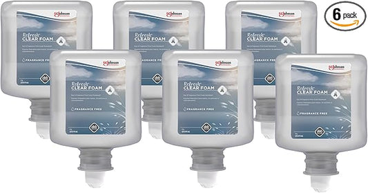SC Johnson Professional REFRESH CLEAR FOAM HAND SOAP 1 LITER, 6 PACK