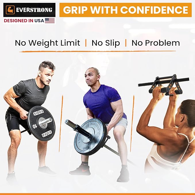 EVERSTRONG T Bar Row Attachment with V Bar Attachment Landmine Handle - 360 Swivel Landmine Attachment for Barbell for Full-Body Workout in Home Gym - Small Spaces - Deadlifts Squats Landmine Stand