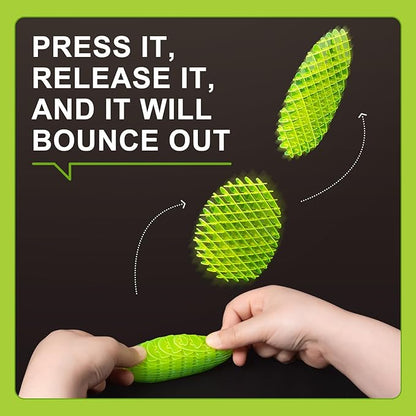 Fidget Worm Toy: Fidget Toys Adults |Fidgets for Kids, Adults | Desk Fidgets for Autism, Anxiety, Stress, ADHD | Calming Toys for Autistic Kids | Quiet Sensory Fidget Toys for Classroom(Green, Small)