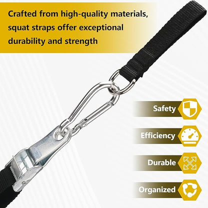 Squat Bar Extension for Bowflex Xtreme 2 Se Gyms, Squat Straps Compatible with Bowflex Bar Attachment Straps Repacement