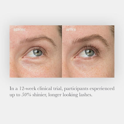 NULASTIN Eyelash Serum for Thicker Looking Lashes - Follicle Fortifying LASH Serum - Clinically Tested Eyelash Enhancing with Keratin - From the Experts in Brows and Lashes (0.1 Fl Oz)